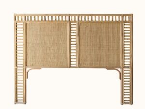 President Rattan King Bedhead in a Natural finish