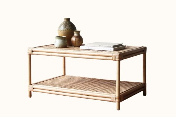 Biscayne Rectangle Coffee Table - Natural angle