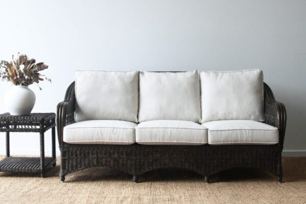 Bohol Wicker 3 Seater - Tobacco