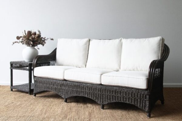 Bohol Wicker 3 Seater - Tobacco