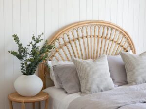 Butterfly Rattan Queen Bedhead Natural