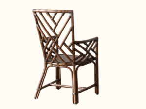 Evershan Rattan Chair Brown Wash. Raffles Colonial, Tropical Style