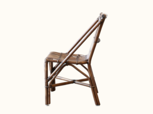 Maine Split Cane Side Chair Brown Wash