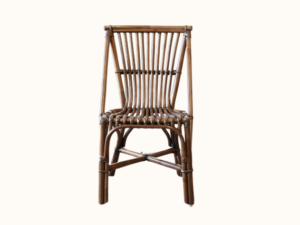 Maine Split Cane Side Chair Brown Wash