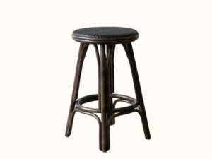 Counter Kitchen Stool Rattan Wicker Bamboo Barstool Natural Dark Brown Coastal Home Australia Raffles Plantation Federation Cafe Bistro Commercial