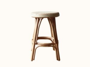 Counter Kitchen Stool Rattan Wicker Bamboo Barstool Natural Coastal Home Australia Raffles Plantation Federation Cafe Bistro Commercial