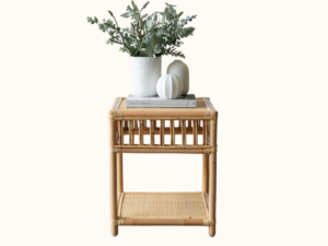 President Rattan Side Table - Natural