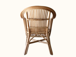 Truro Split Cane Armchair - Natural back