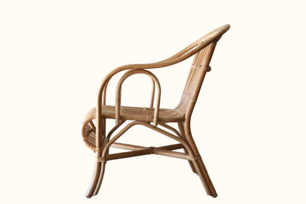 Truro Split Cane Armchair - Natural side