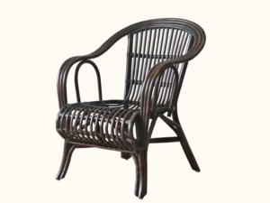 Truro Split Cane Armchair Tobacco Angle