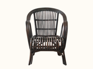 Truro Split Cane Armchair Tobacco front