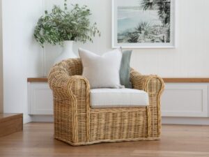 Vogue Wicker Armchair Natural