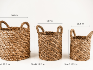 BASKETS ZORRIA - WATER HYACINTH