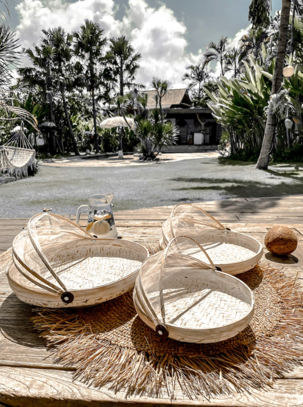 3 x ROYAL BAMBOO TRAY SET